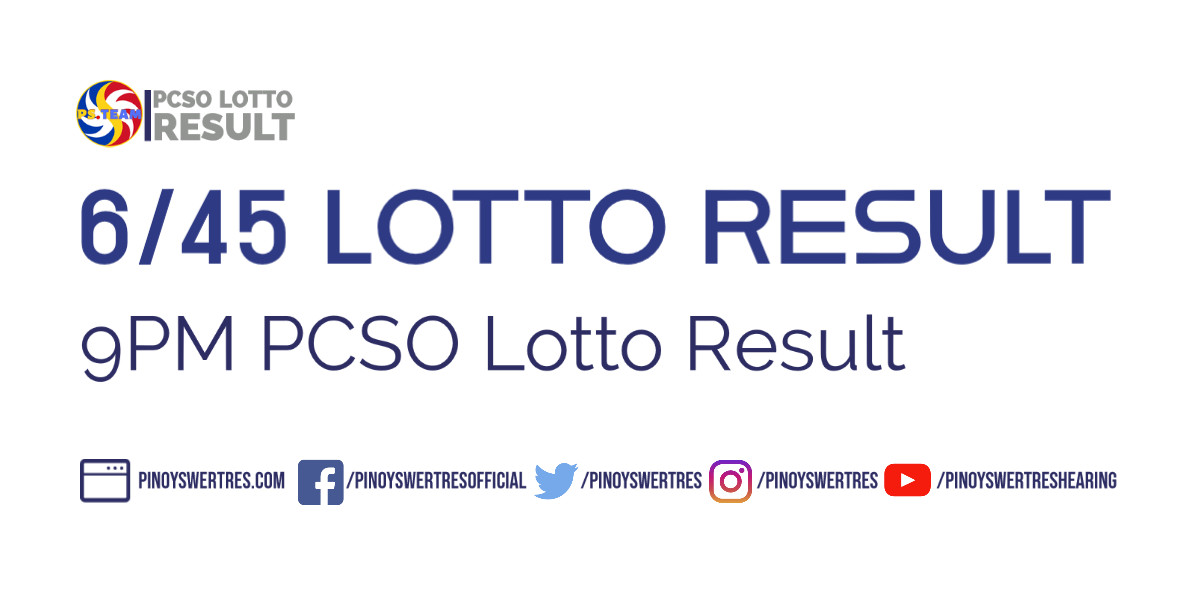 6/45 lotto Result
