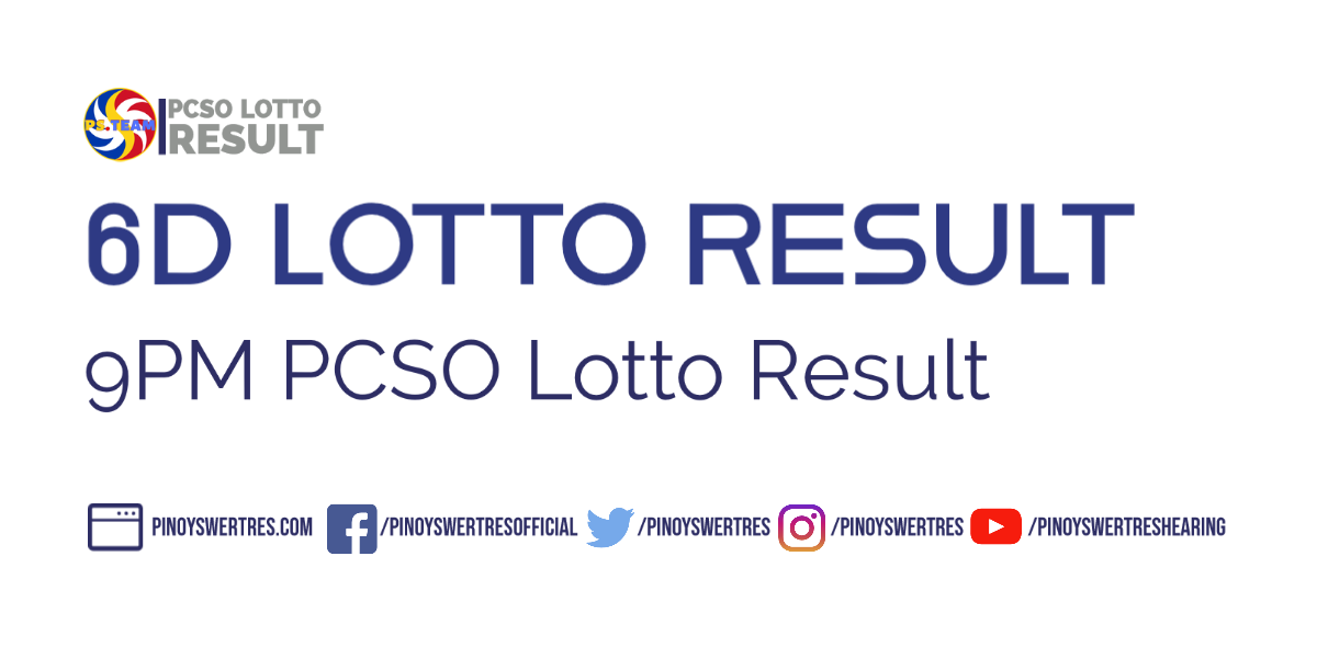 6D Lotto Result