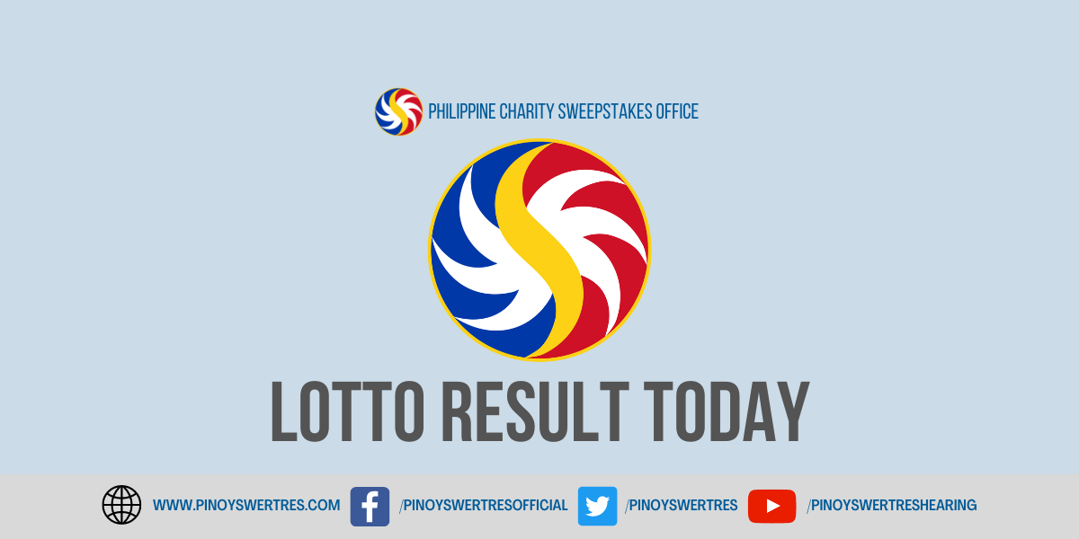 Lotto Result Today Philippine PCSO Results