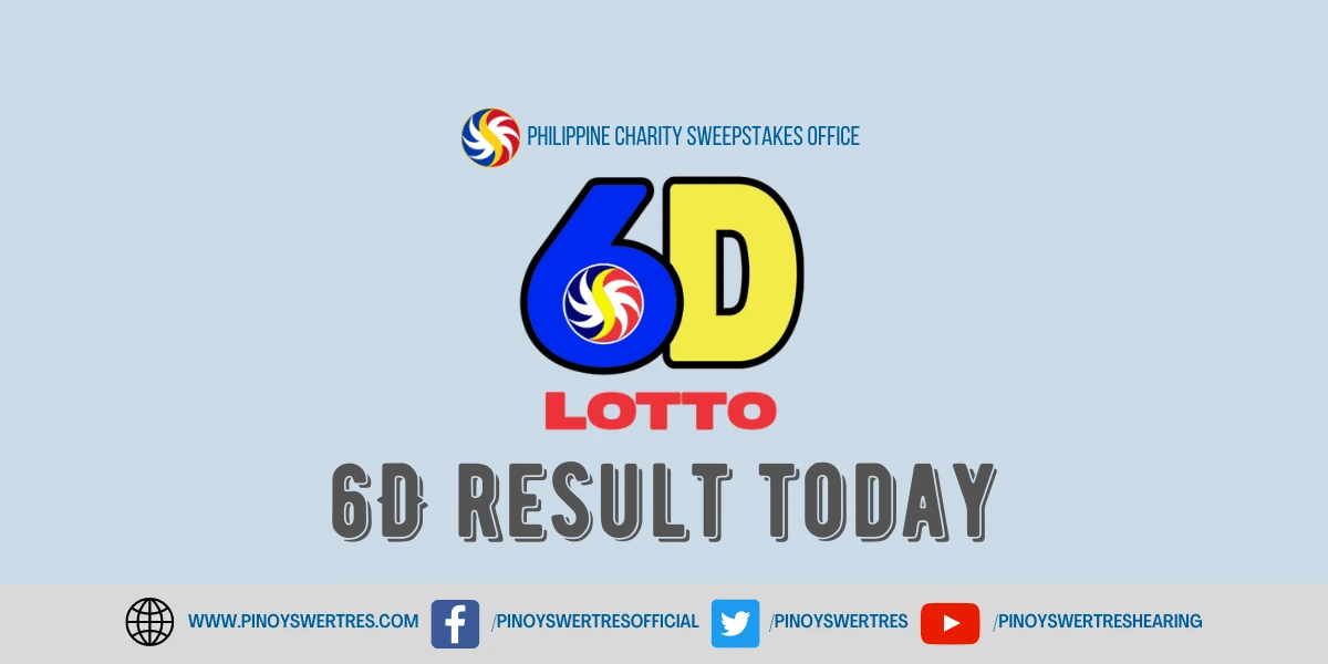 6D Lotto Result
