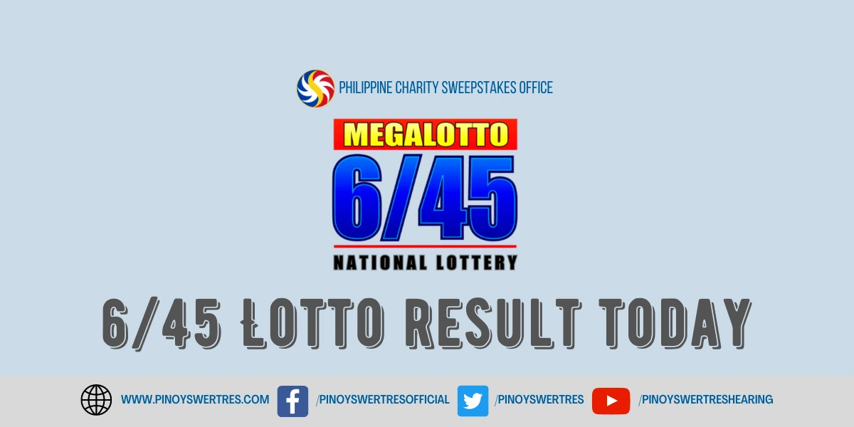 6/45 lotto Result
